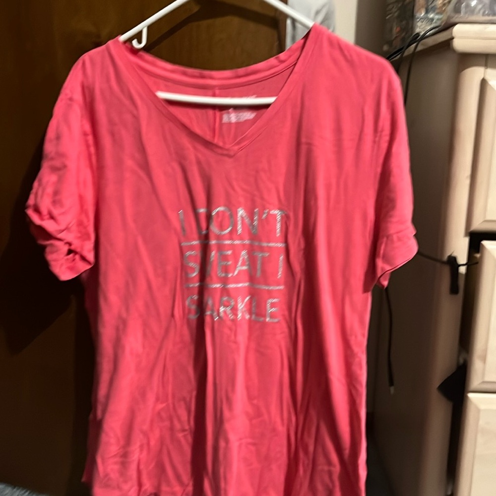 I don’t sweat I sparkle shirt